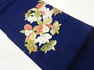 花葉模様織出し名古屋帯